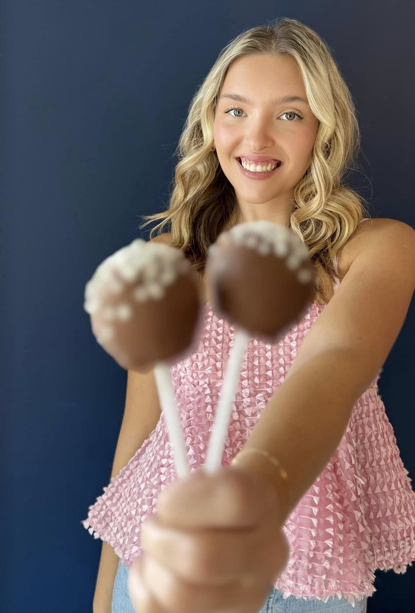 Alyssa preparing pastry